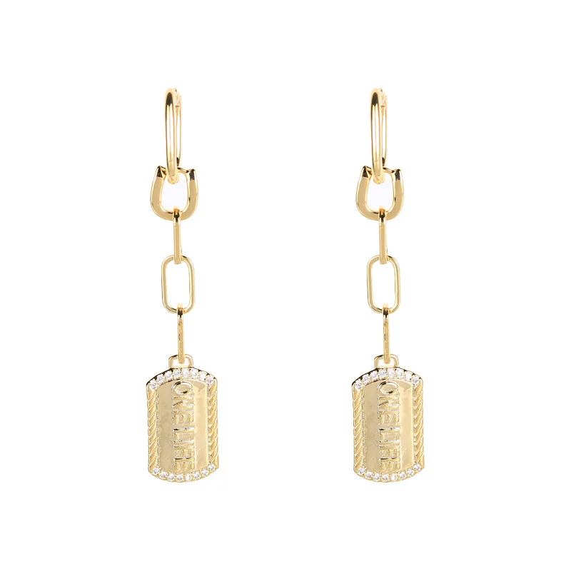 Роскошные роскошные циркониевые серьги в виде букв для свадьбы или вечерние