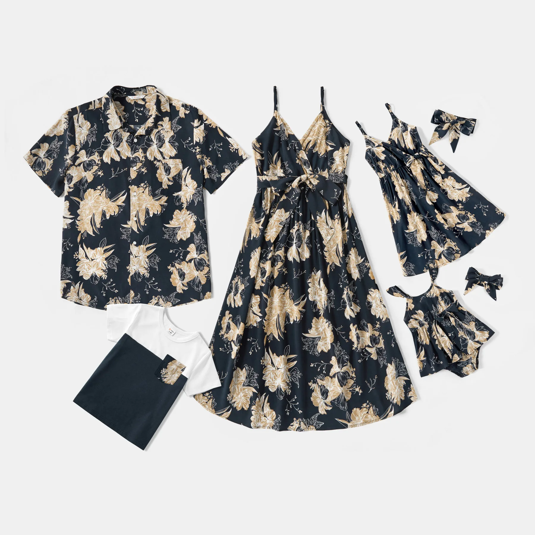

MUMU Mosaic Floral Print Family Matching Sets