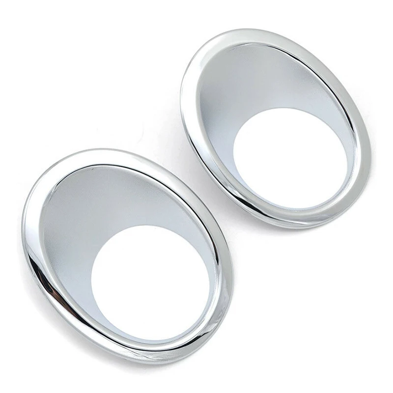 

2Pcs Car Front Fog Lamp Cover Chrome Styling For Honda CRV CR-V 2007-2009 Silver Light Shell Protector AUTO Accessories