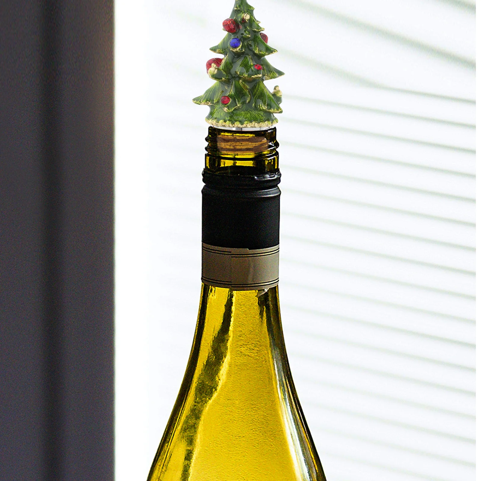 Эмалированная рождественская серия пробки для бутылок объемные украшения