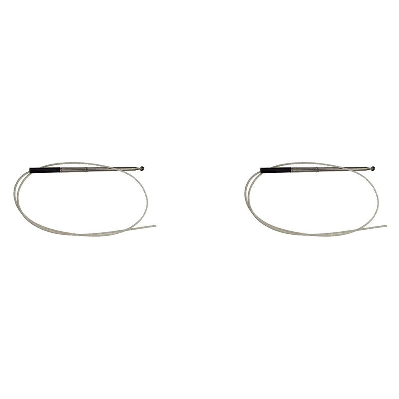 

2X Car Radio Antenna Rod Mast And Cable For Mitsubishi Pajero Montero II 2 V33 V43 1990-2000