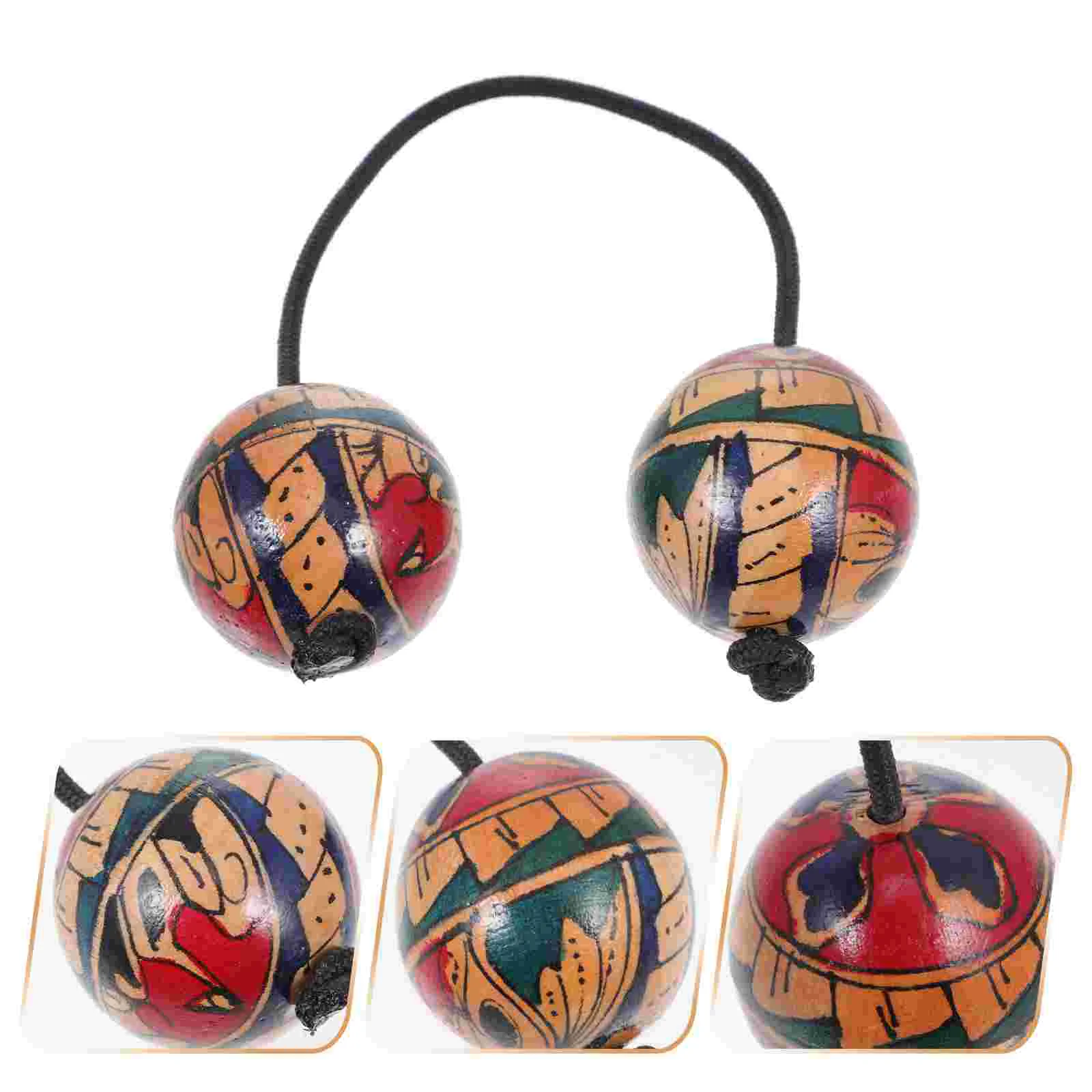 

Hand Shaker Instrumentpercussion African Rhythm Maracas Shakers Musical Sand Aslatua Painted Mexican Drum Handed Rhythmic One