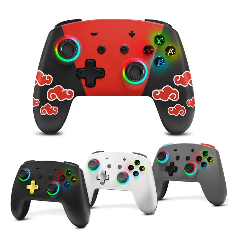 Ceny 9 Kolorów światła RGB Z Backbutton Bezprzewodowy Kontroler Z Bluetoothem Do Przełącznika Pro Mando Gamepad Na Przełącznik Sterowanie Cena 9 Kolorów światła RGB Z Backbutton Bezprzewodowy Kontroler Z Bluetoothem Do Przełącznika Pro Mando Gamepad Na Przełącznik Sterowanie