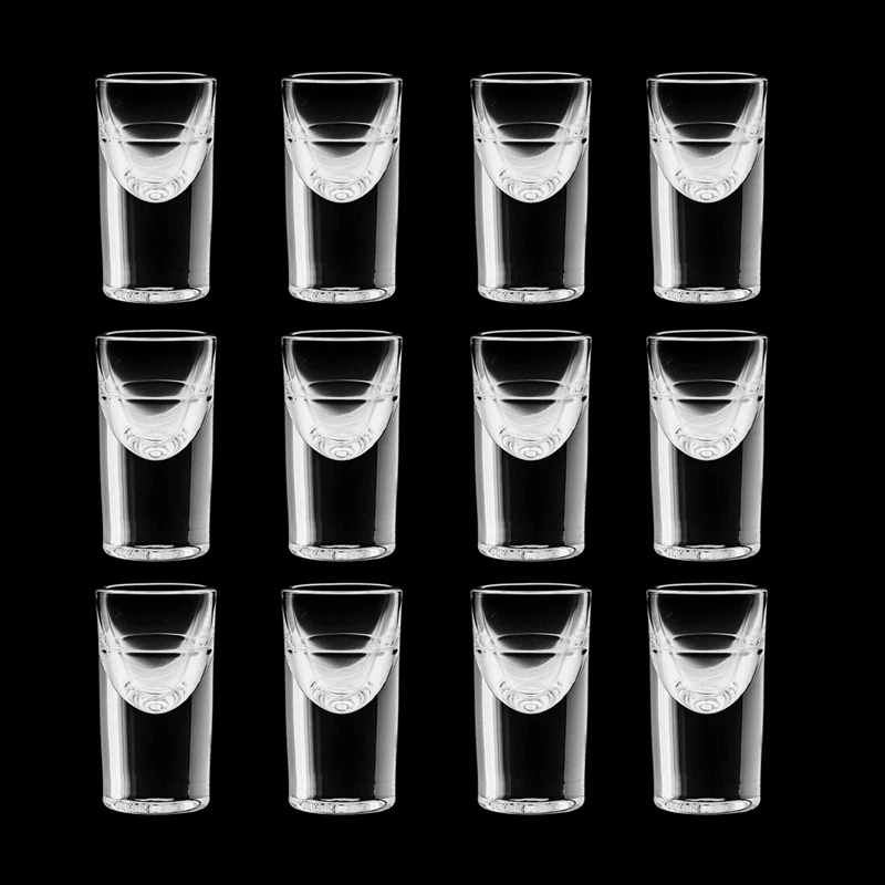 Набор из 12 предметов 15 мл бокалы для вина в современном стиле с толстым дном