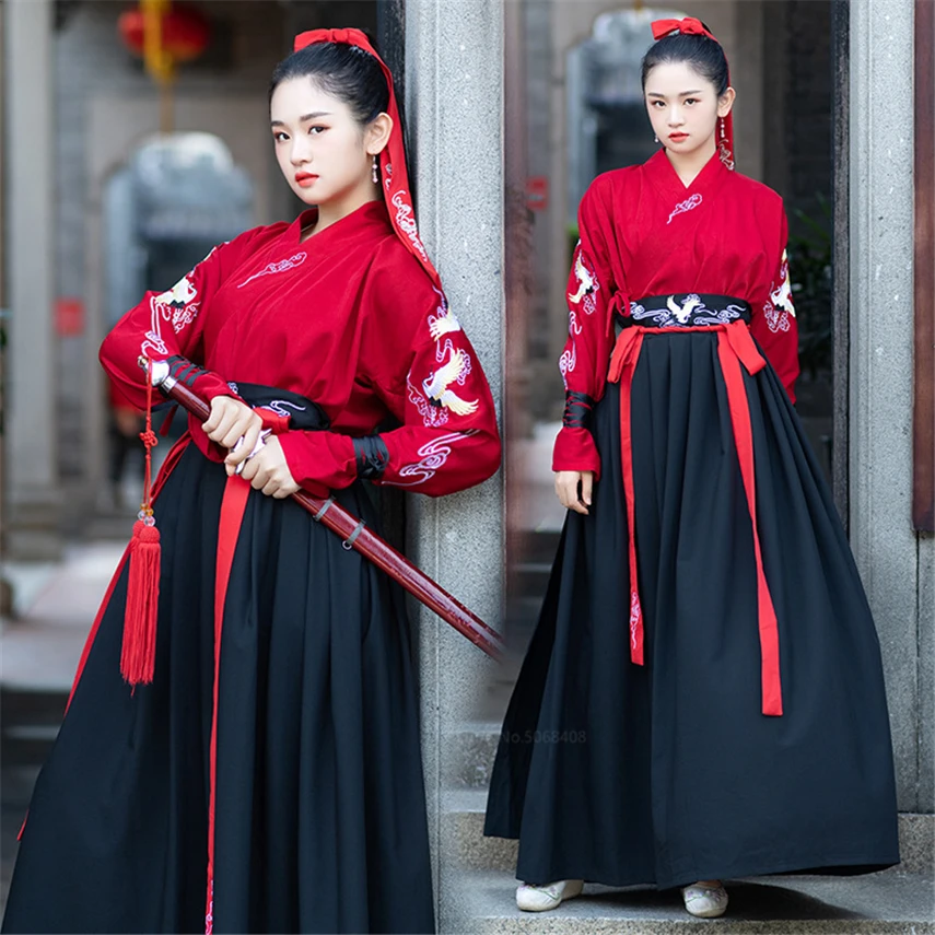Women Kimono Dress Japanese Style Haori Crane Sakura Yukata Vintage Japan Party Performance Samurai Cosplay Costumes