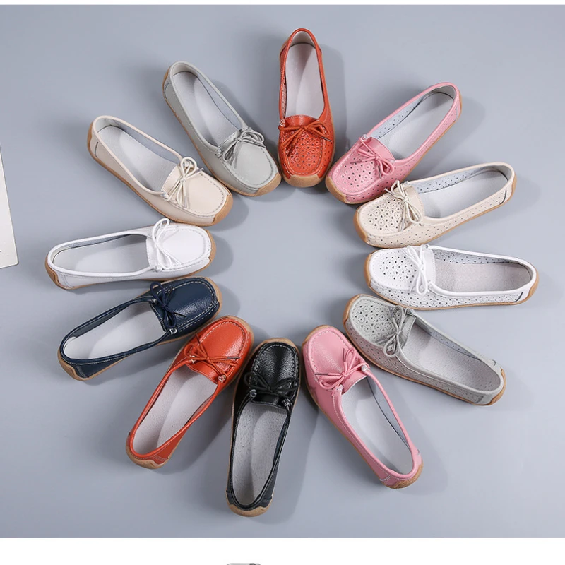 Shoes for Women 2022 Flats Fashion Slip-On Lazy Shoes Breathable Loafers Spring Autumn Female Walking Footwear Casual Sports