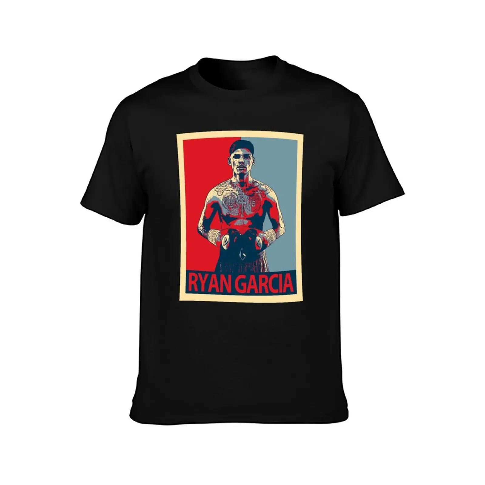 Футболка мужская оверсайз с принтом Райан Гарсия Кинг Ри боксерский Чемпион