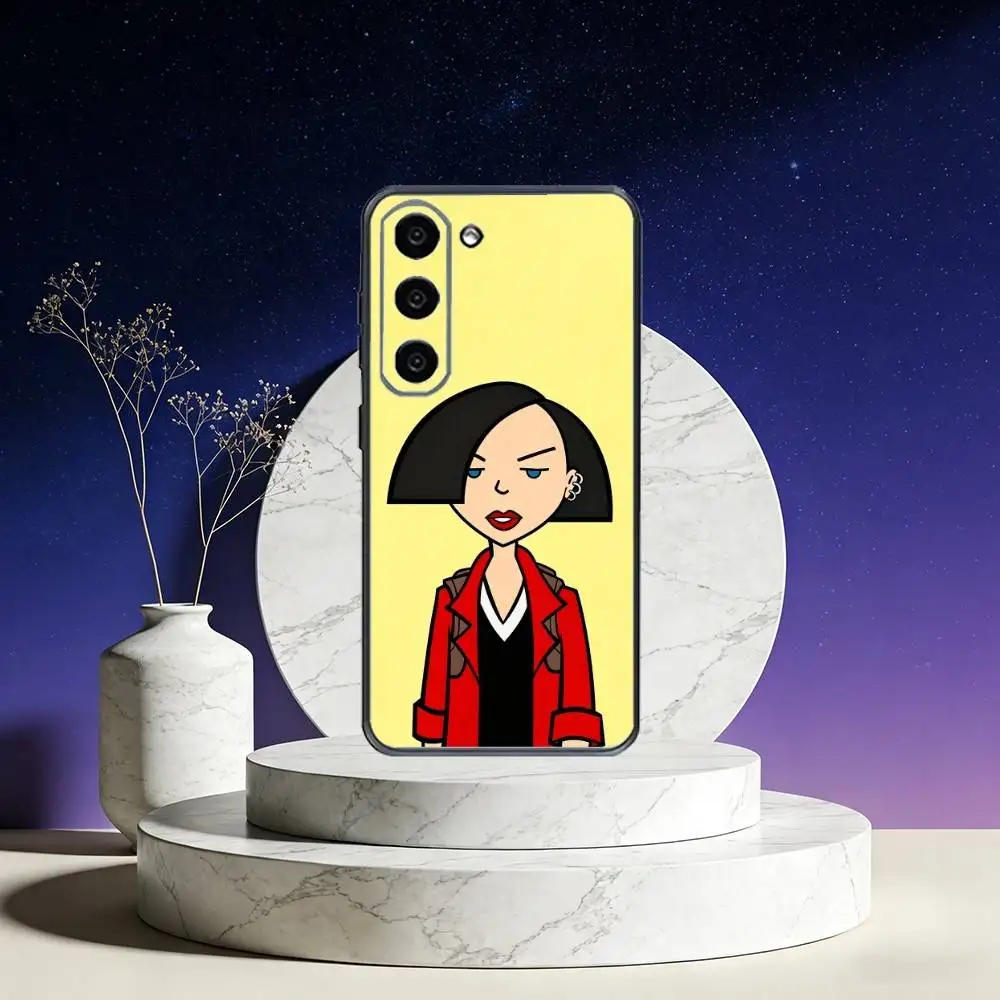 Фото Крутой чехол для телефона Jane Lane Daria Morgendorffer для Samsung Galaxy A73, A72, A71, A70, A53, A52, A51 и других моделей, мягкий черный чехол. №5