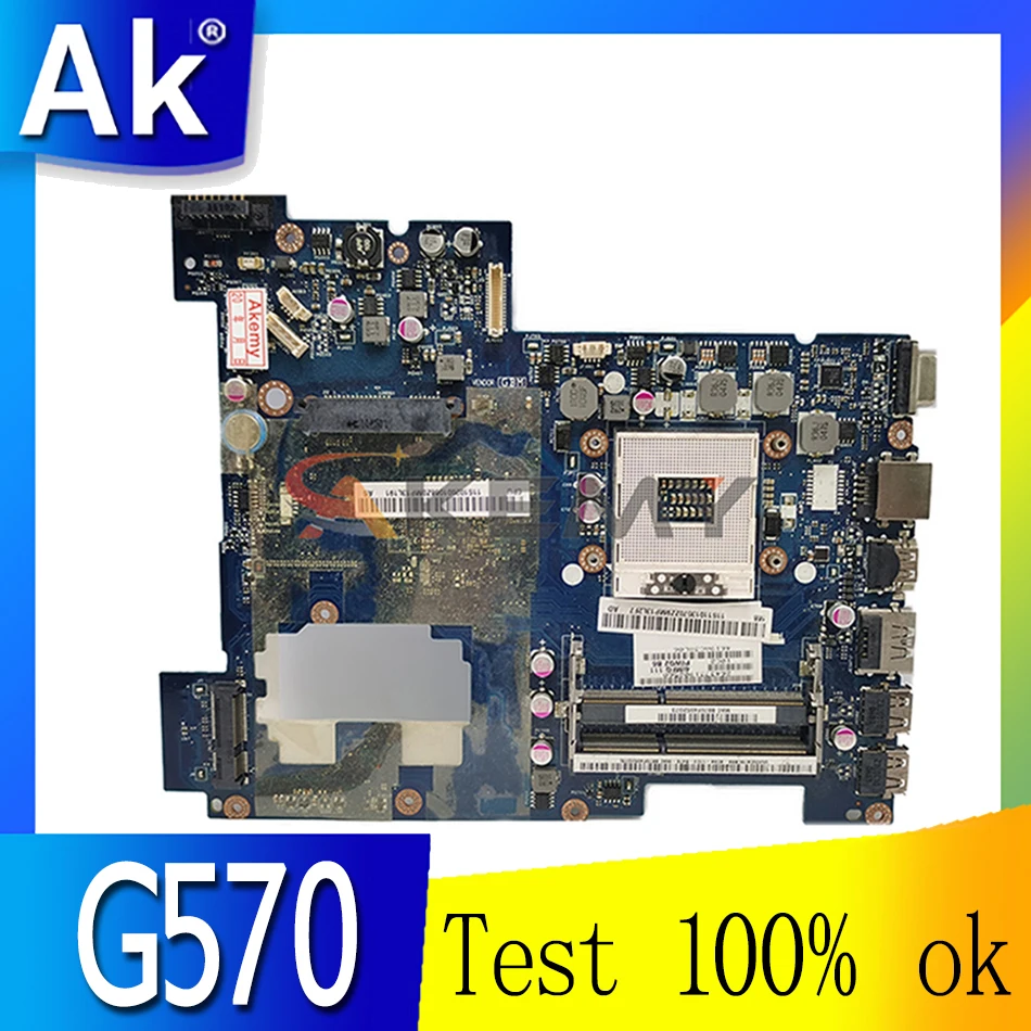 

Материнская плата для ноутбука LENOVO IdeaPad G570 HM65 PGA989 HDMI материнская плата PIWG2 LA-675AP 11013570
