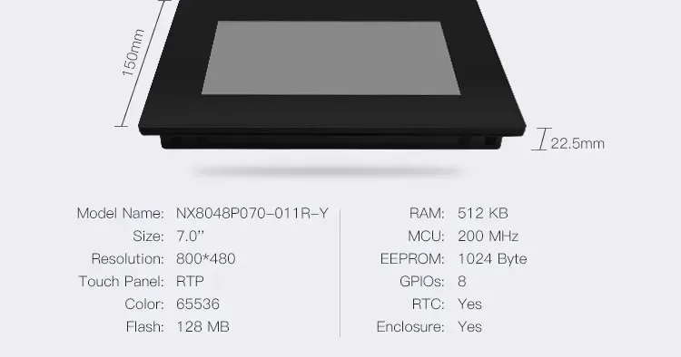 Nextion NX8048P070-011R-Y умный 7 0 дюймовый сенсорный экран TFT HMI LCD дисплей