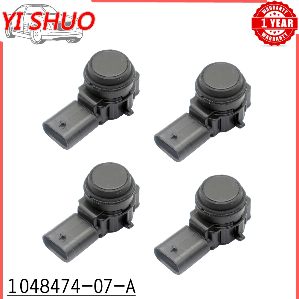 

1048474-07-A Новый 4 шт. черный датчик парковки PDC для Tesla Model S Model X 2014-2016 104847407A