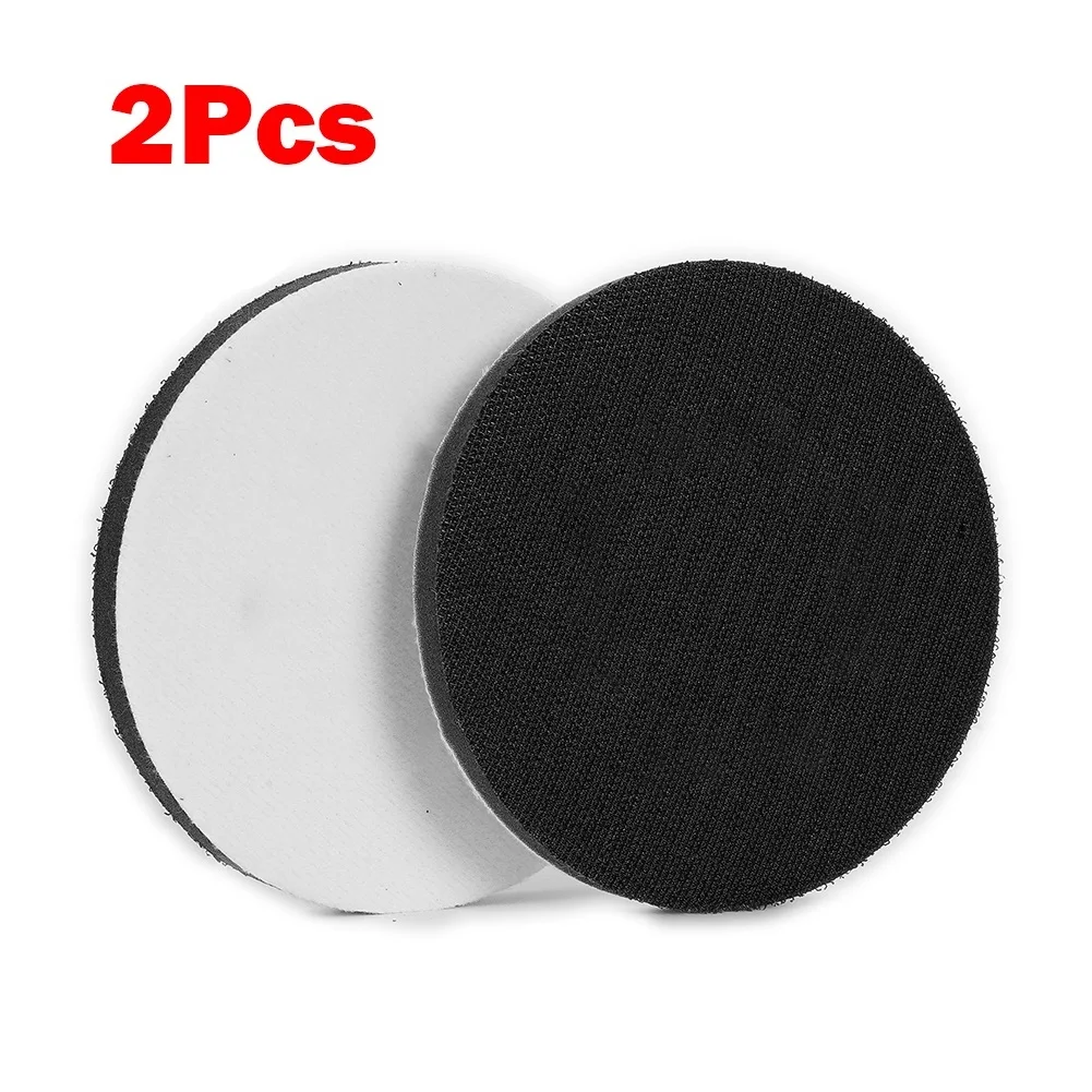 

2PCS 5Inch 8 Holes Soft Sponge Interface Backing Pad Hook&Loop Sanding Discs For Uneven Surface Polishing Abrasive Polisher Tool