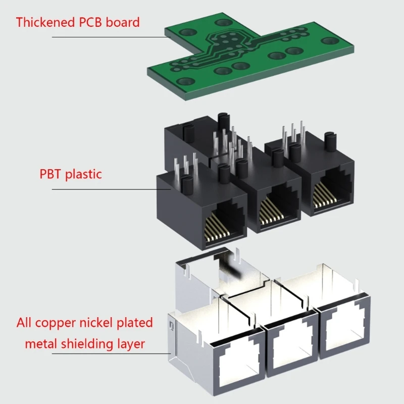 Разветвитель RJ11 6P6C