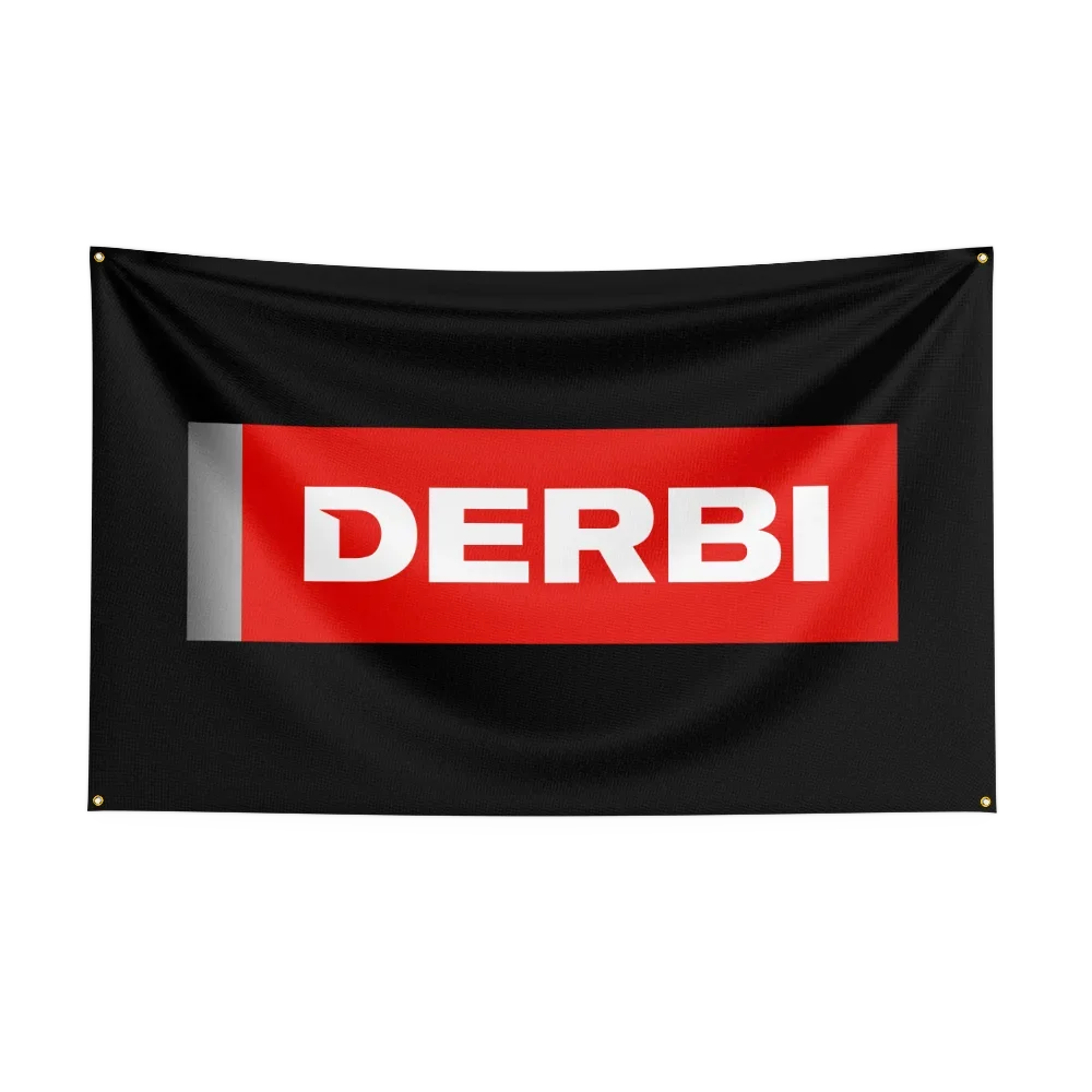 3x5 футов баннер DERBIS для мотоцикла гобелен из полиэстера печатный флаг гаража или