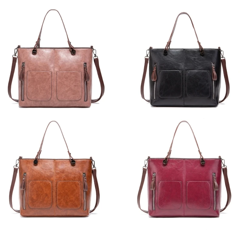 

Practical and Stylish Retro PU LHandbag Professionals Messenger Shoulder Bag for Work and Carrying Essential Items