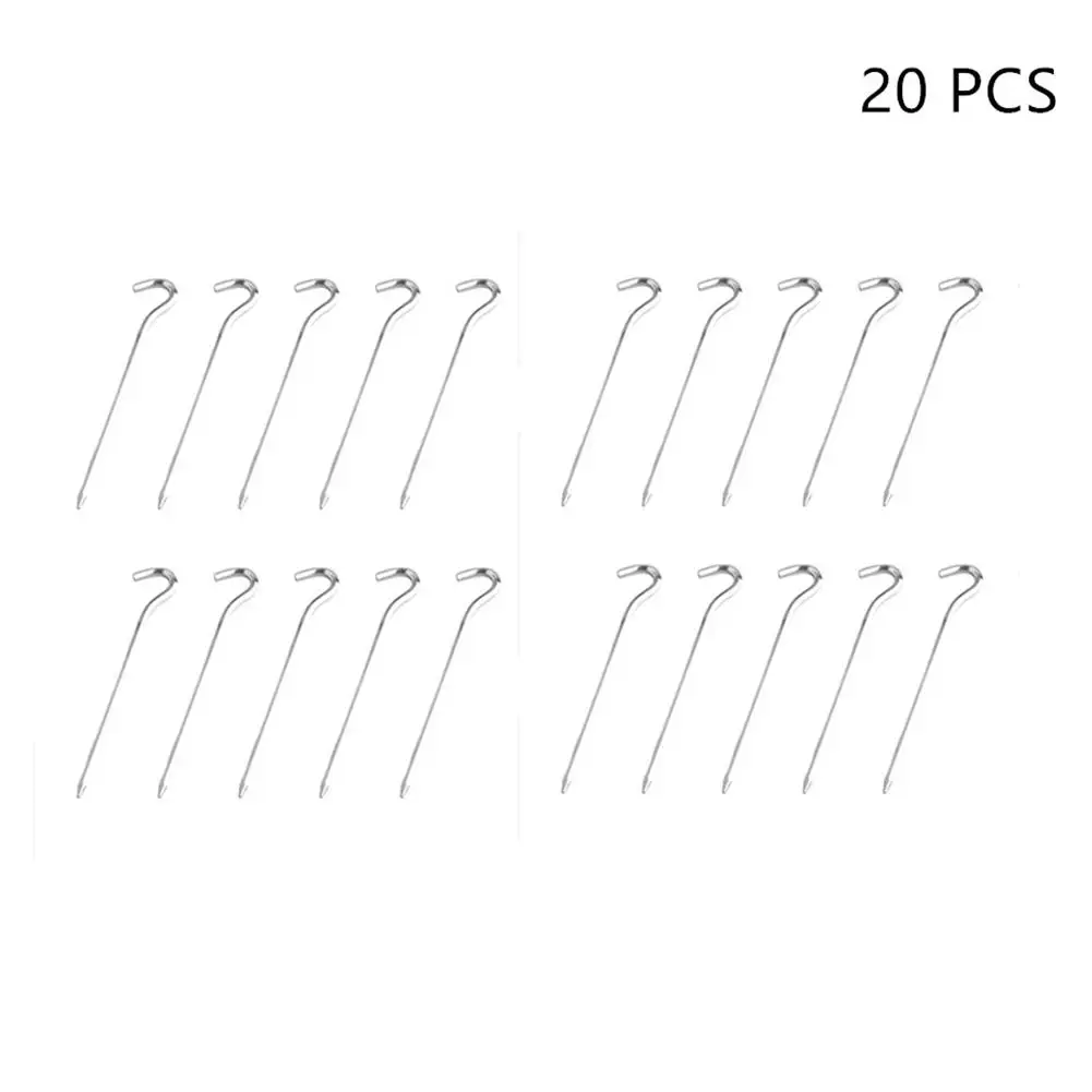 

20pcs Tent Stakes Aluminum Alloy Hexagon Rod Garden Tent Pegs Outdoor Camping Tent Accessories (6mmX18cm) 7.09inch Wholesale