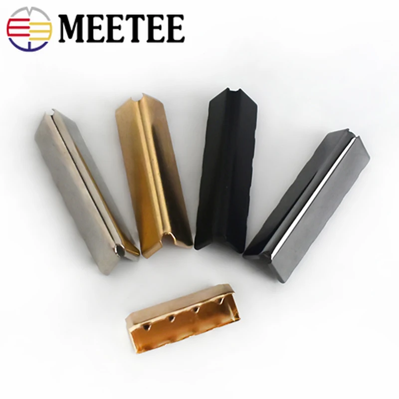 

10Pcs Metal Strap Clip Buckle Kids Suspenders Pants Belt Tail Clips Buttons Wallet Leather Buckles Stopper DIY Sewing Accessory