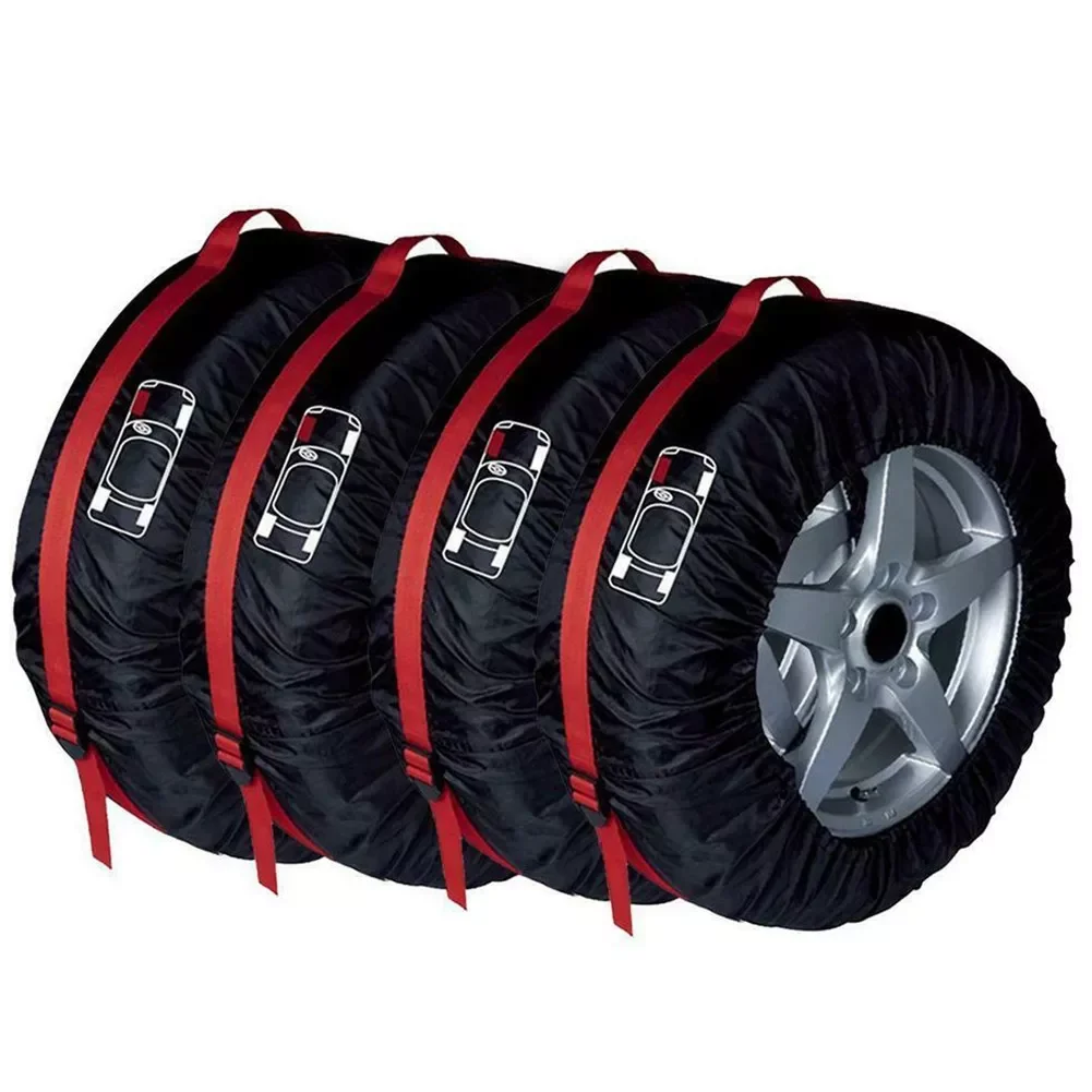 

Universal Car Spare Tire Cover Bag Wheel Cover Protection Storage Bag Protector Dust-Proof Tote Diameter 80cm L 16-20 Inch Tire