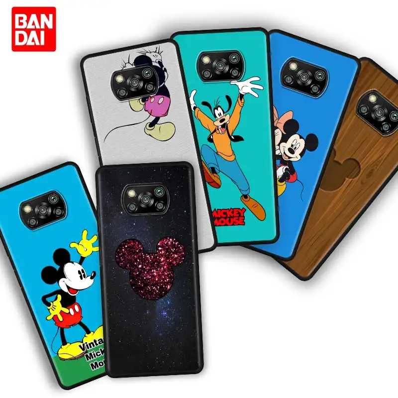 

Mickey Minnie Friends Case for Xiaomi Poco X3 NFC F3 M3 11t 11 Lite Ultra Redmi Note 10s 10t Pro Plus 5G Tpu Soft Cover Silicone