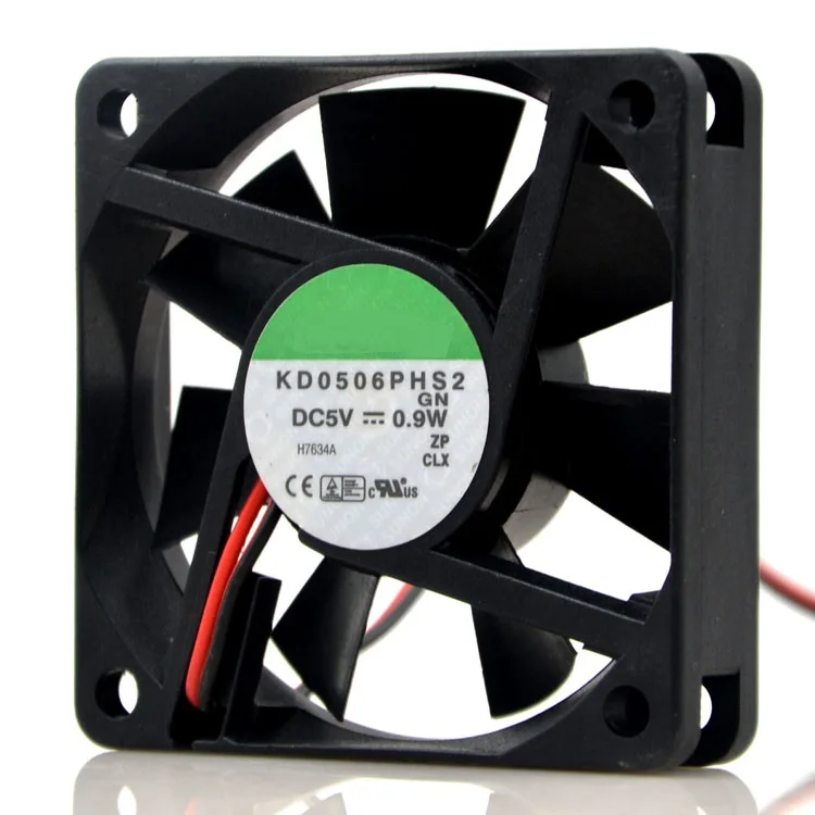 

Новый оригинальный бесшумный охлаждающий вентилятор KD0506PHS2 6 см 6015 5 в 0,9 Вт