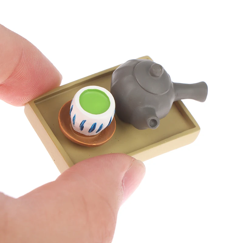 

Набор мини-чайников из смолы для кукольного дома, 1:12, 1 комплект