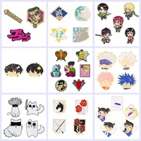 anime collection suits hunterxhunter demon slayer enamel pins jojo totoro nezuko brooches badges gift for fans jewelry wholesale
