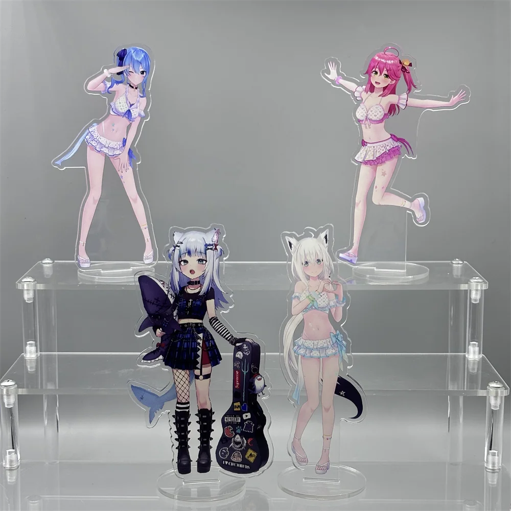Фото 15 см очаровательный аниме hololive VTuber акриловая подставка модель персонажи косплея орнамент аксессуары коллекция товаров подарки №1