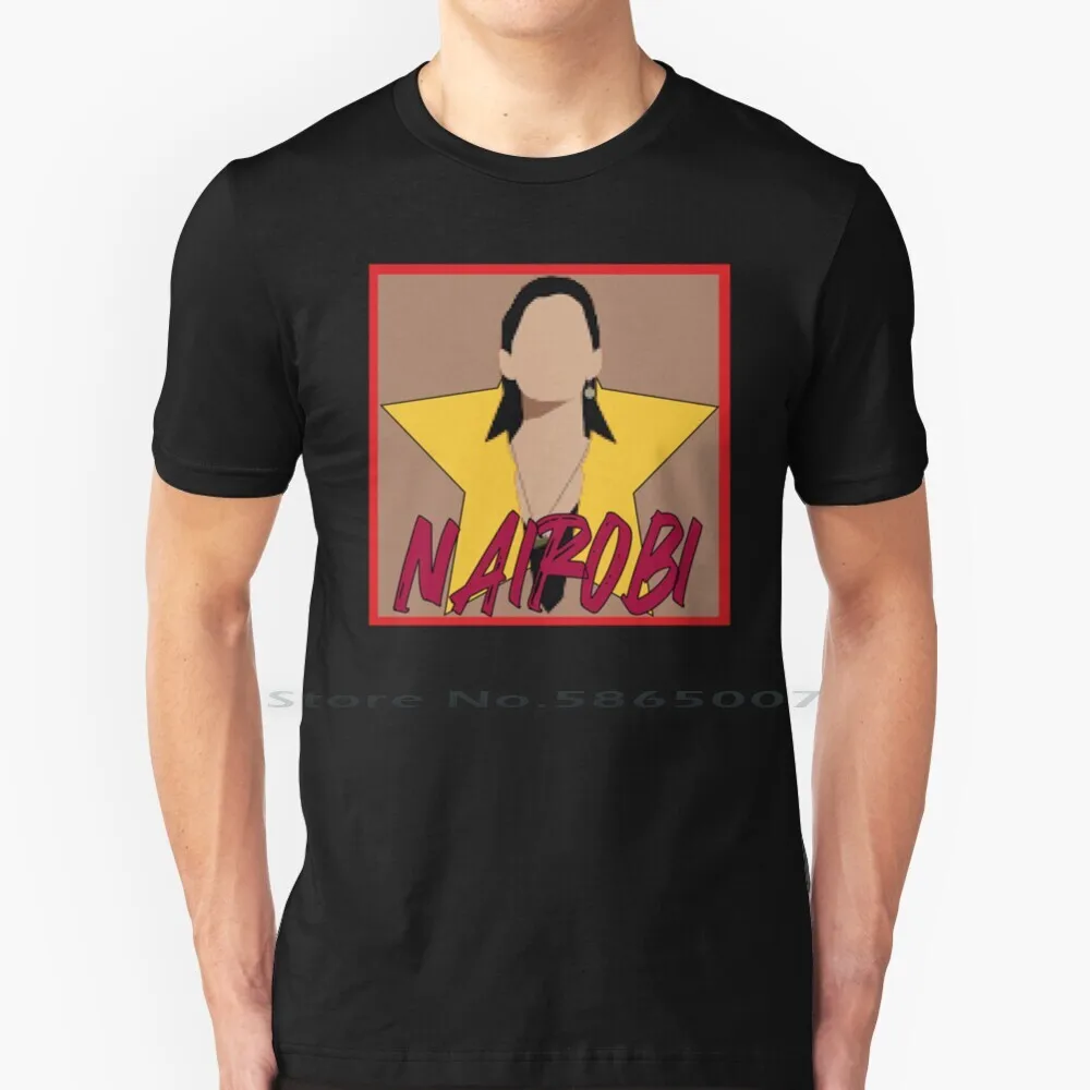 

Футболка из 100% хлопка с надписью «бумажный дом»