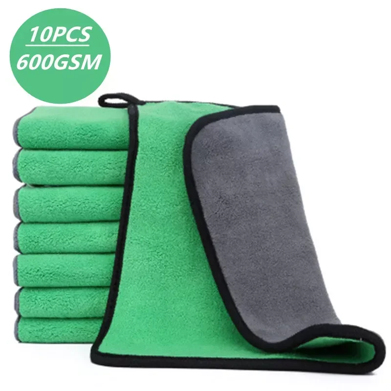 

Car Wash Microfiber Towel Auto Cloth Car Cleaning Door Window Care Thick Strong Water Absorption For Car Home Accessories