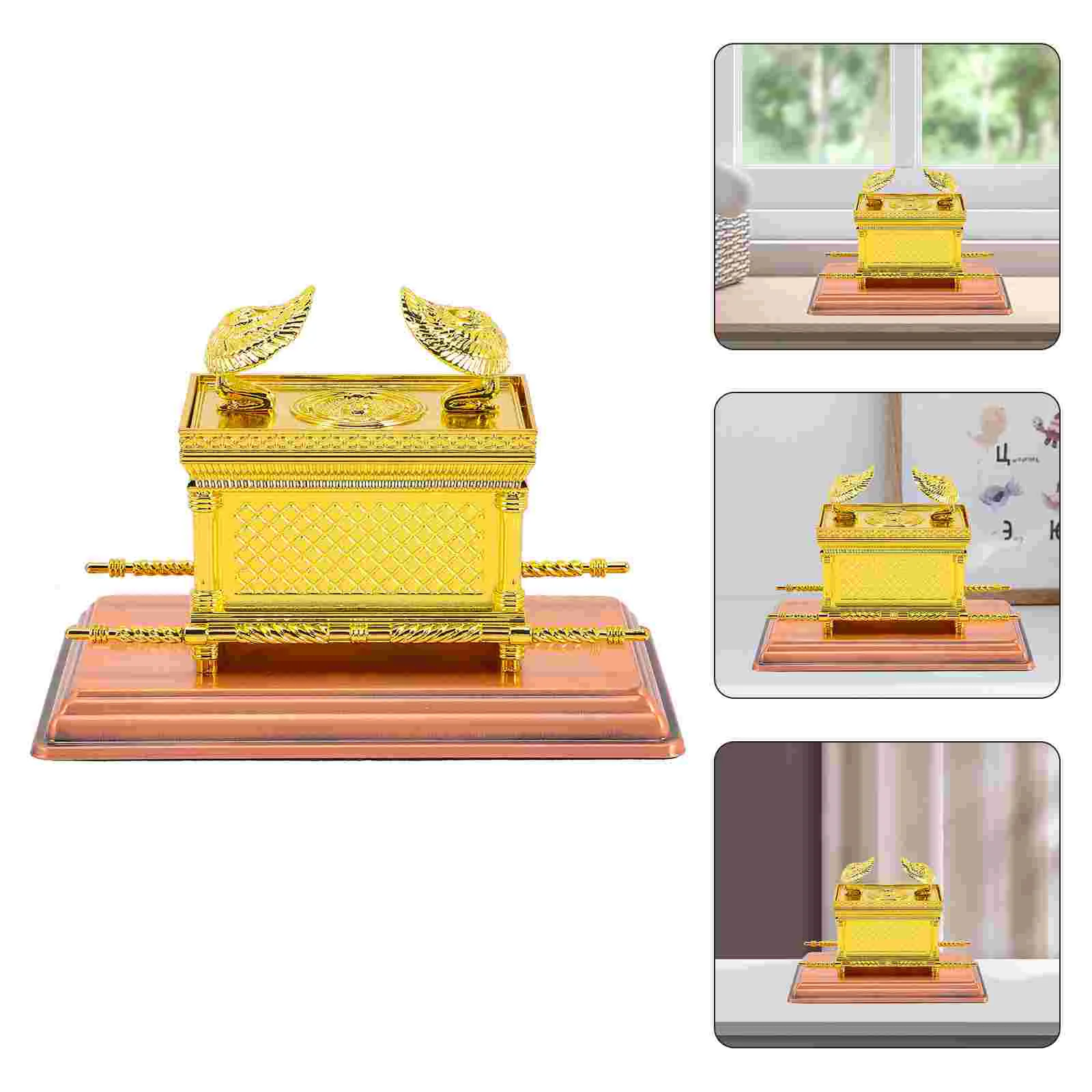 

Portable Premium Classical Exquisite The Ark Of The Covenant Model Religious Party Decoration for Home Decor Gift Option