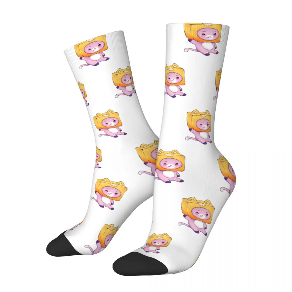 

Autumn Winter Colorful Unisex Lankybox Socks Non-slip Basketball Socks