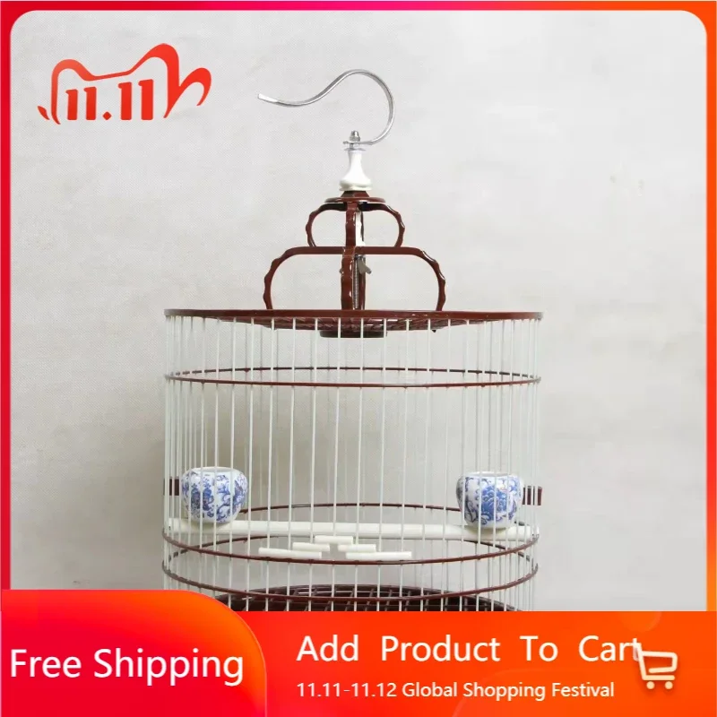 

Большие клетки Budgie для попугаев, уличная переносная клетка для голубей, Кормушка Для перепелов, Gabbia Per Uccelli, товары для домашних животных YY50BC