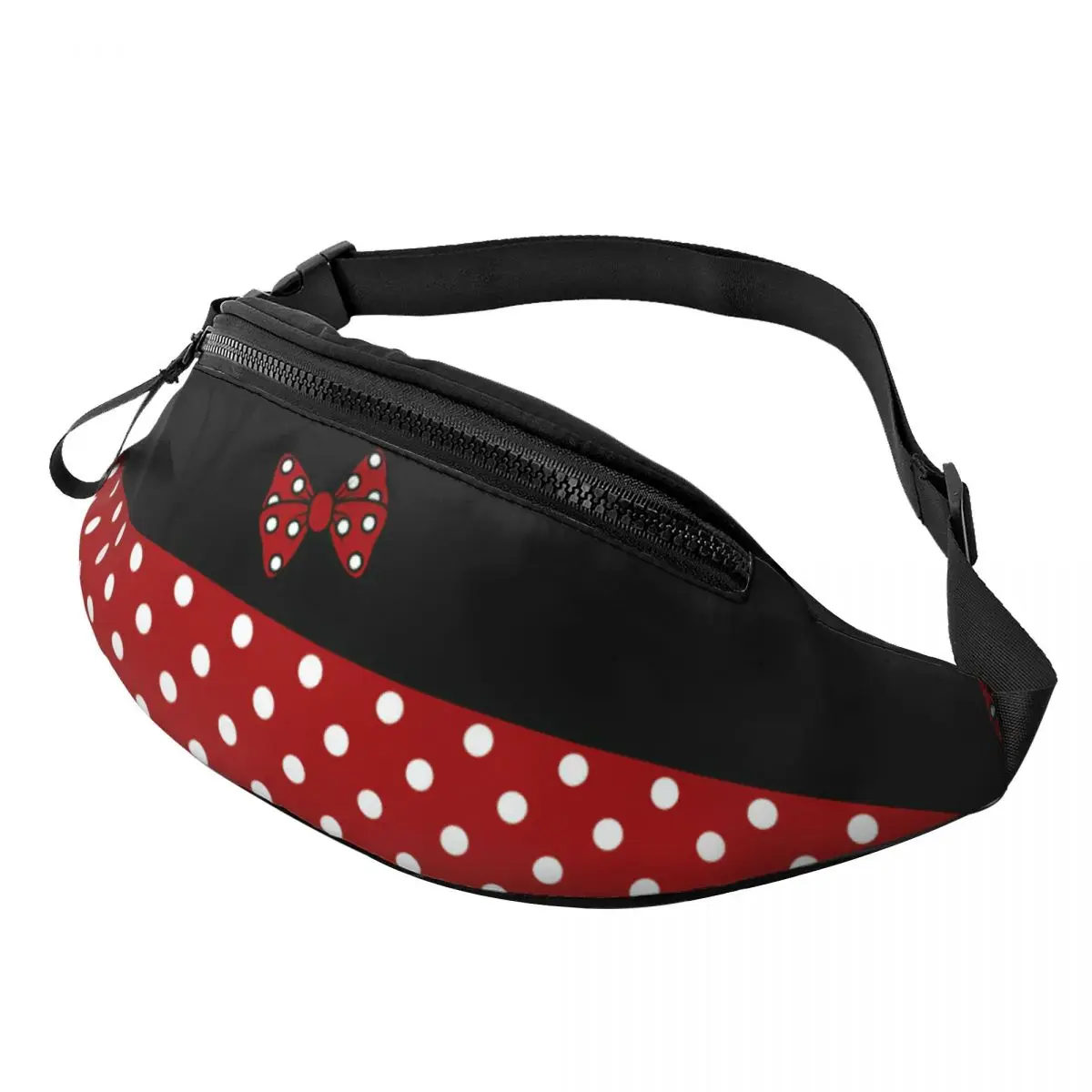 

Cartoon Mickey Minnie Pattern Fanny Pack for Men Women Cool Cute Anime Crossbody Waist Bag Cycling Camping Phone Money Pouch