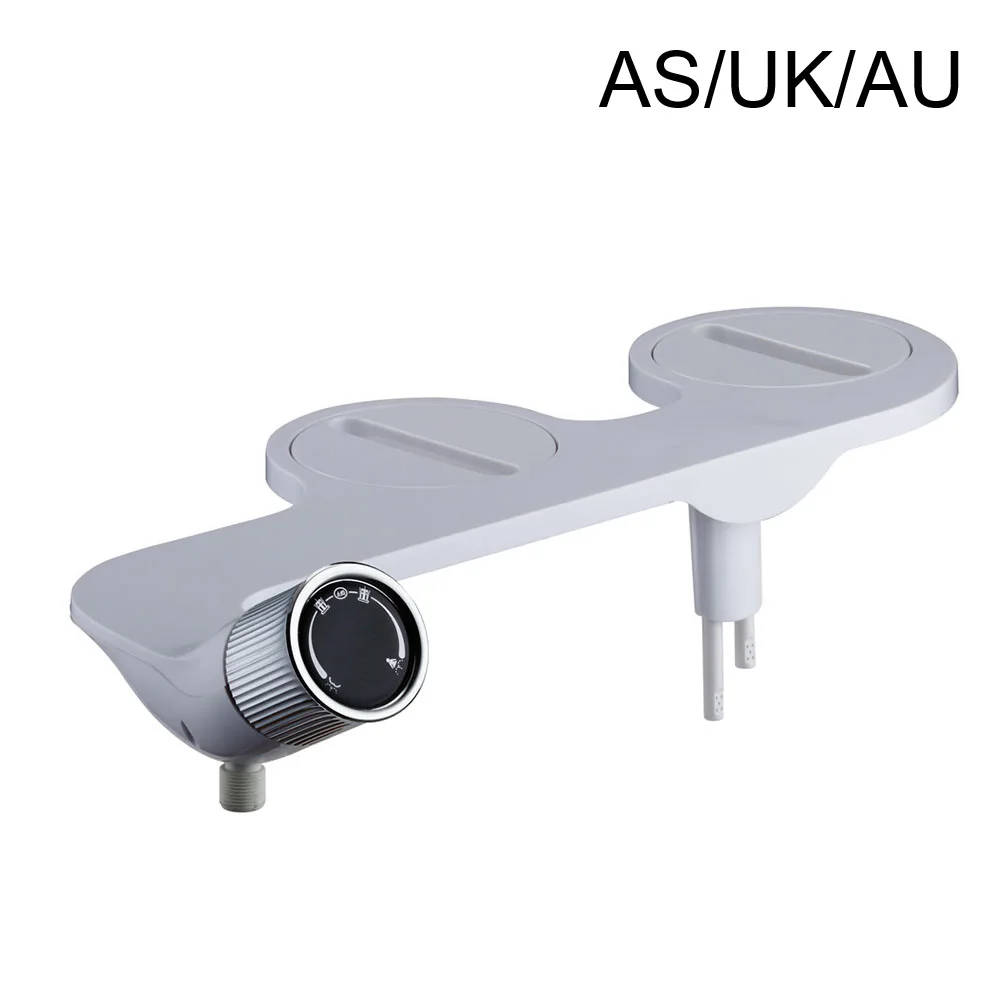 

Thin Self-cleaning Cold Water Manual Bidet Tool Butt Washing Non-Electric Spray Dual Nozzle Adjustable Home Toilet Hygiene