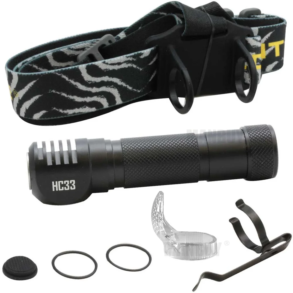 Налобный фонарь NITECORE HC33, водонепроницаемый, холодный белый, 1800 лм, для кемпинга, путешествий