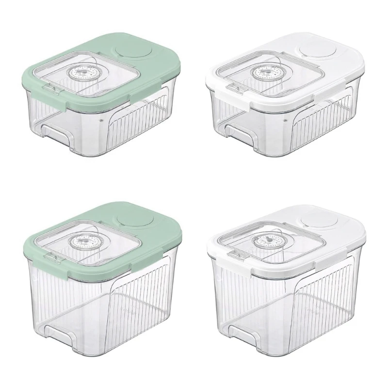 

Grain Rice Storage Bin Clear Moisture Proof Proof Vegetable Fruit Strawbery
