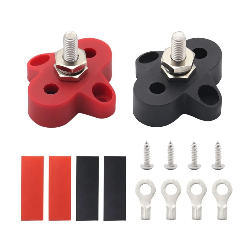 

D7WD M6/M8/M10 Single Stud Power Distribution Block for Truck RV Boat Car