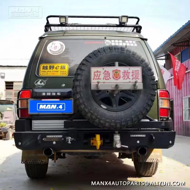 Задний бампер Manx4 Off-Road Steel для Pajero 2-го поколения V20 V30 V31 V33