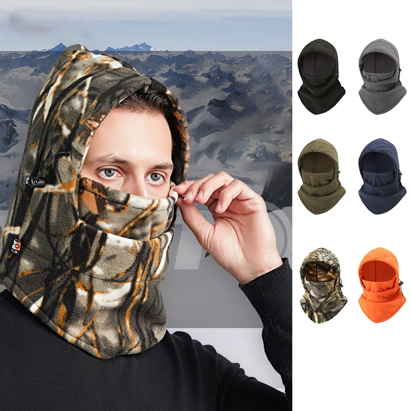 

Winter Outdoor Cold-proof Warm Military Hat Hiking Skiing Climbing Neck Protection Mask Multifunctional Headgear Airsoft Cap