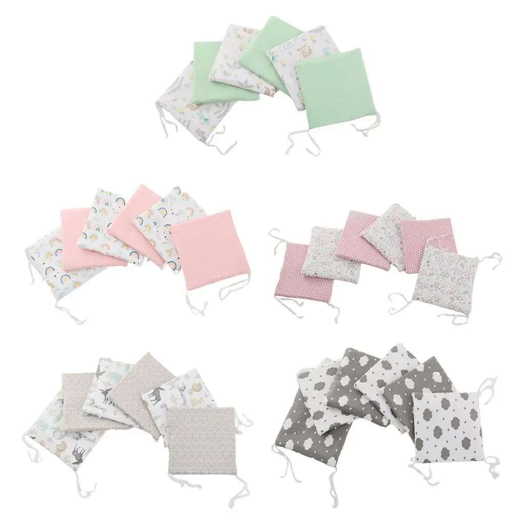 

Baby Nursery Thickened Cushion Around Cot Crib Cushion Bed Protector