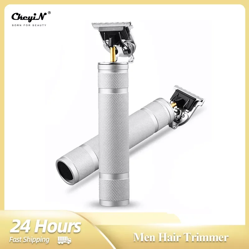 

CkeyiN Men Hair Trimmer Professional Shaver Cordless Beard Barber Cutting Machine Bald Hair Clipper Rechargeable Mower