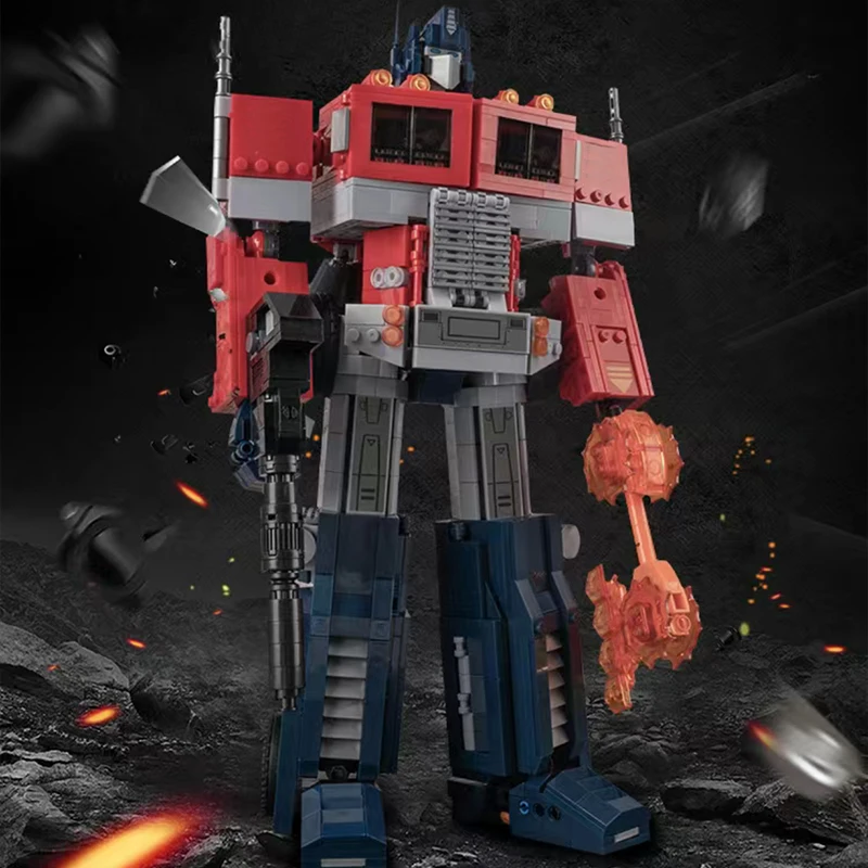 

1500 + шт., детский пластиковый конструктор «робот-трансформер»