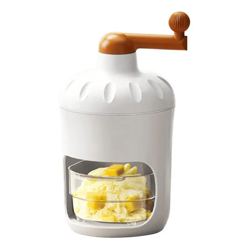 Portable Ice Crusher Smoothie Machine Manual Sheep Ice Shaver Hand Crank Milkshake Making Kitchen Tools