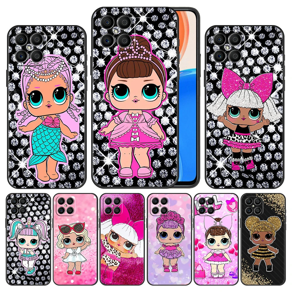 

LOL Surprise Bling Case Cover for Honor X8 Play6t X9 X7 8X 9X Play 9A 20 30 50 60 Magic4 Pro 20i 30i Back Shell Trend Capa TPU