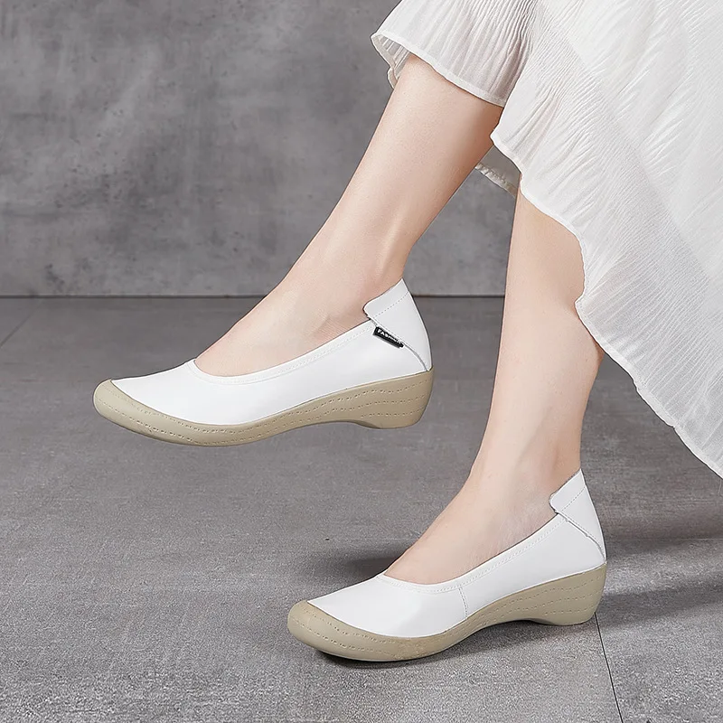 Женские туфли ручной работы Careaymade натуральная кожа высокий каблук