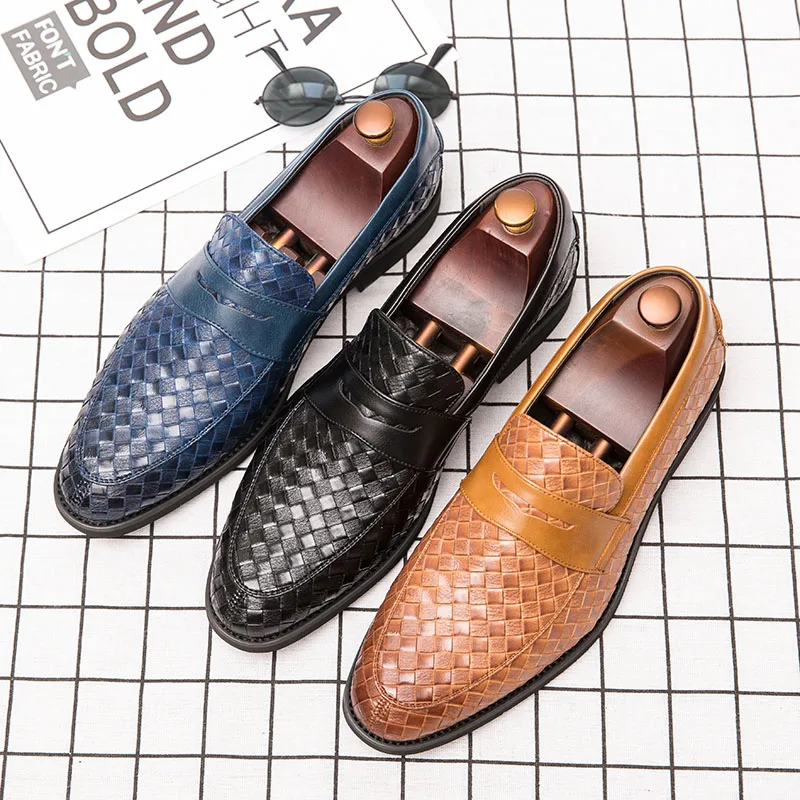 

2023 Italian Loafers Men Casual Shoes Luxury Brand Shoes For Men Leather Moccasins Slip On Boat Driving Shoes Dress Zapatillas
