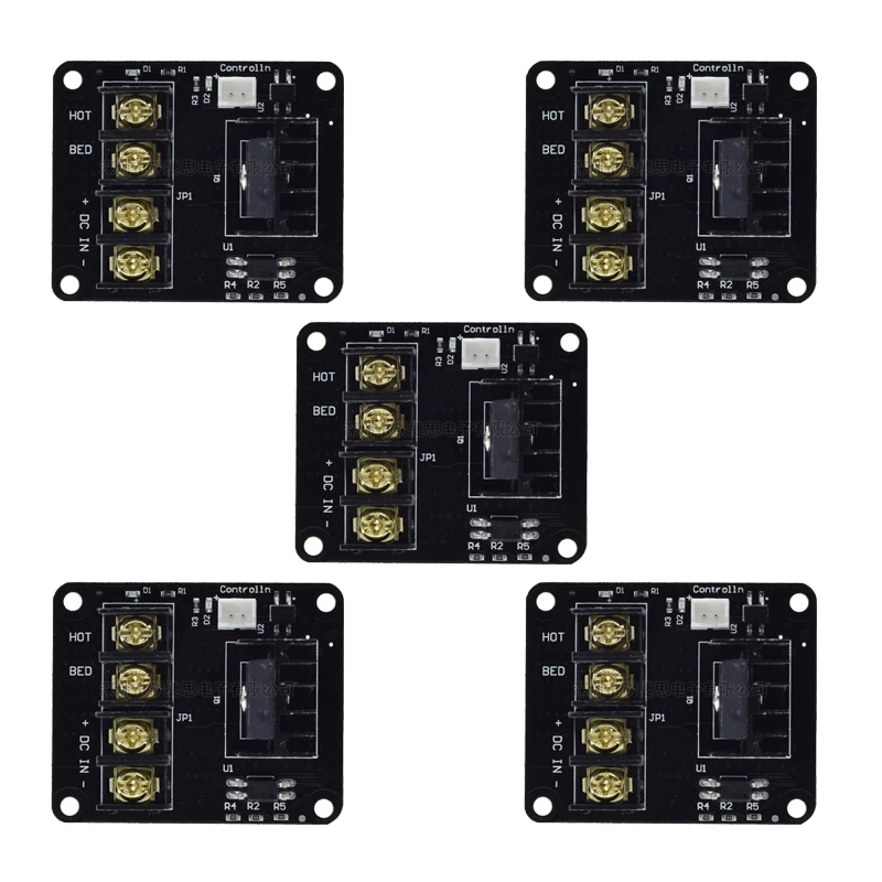 

5 Hot Bed Mos Tube Module High Current Load Accessories Suitable For High Power Expansion Of 3D Printer Motherboard