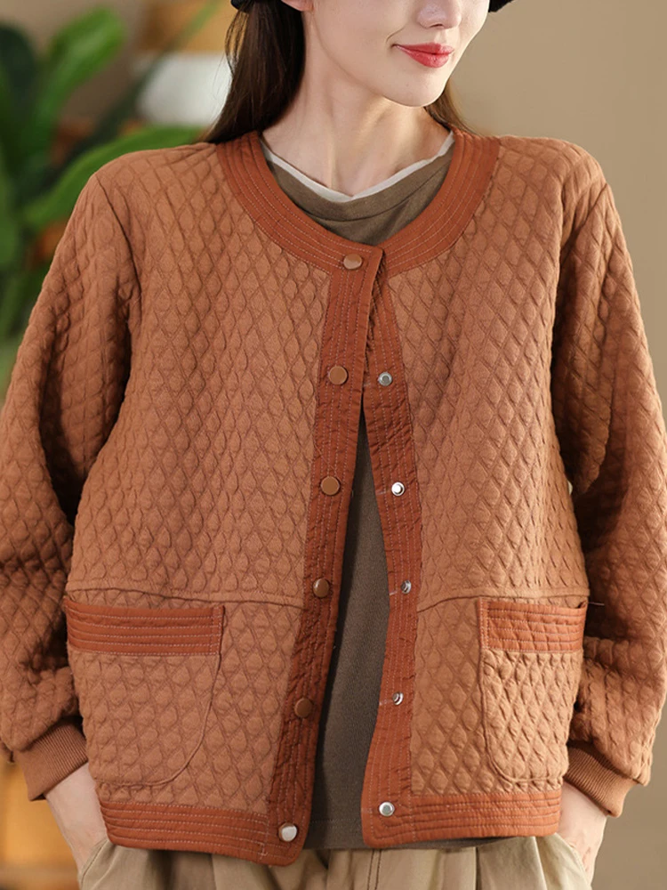 Max LuLu 2024 стеганые классические женские зимние куртки роскошные модные винтажные