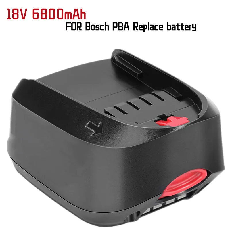 

18V 6800mAh Li-ion Battery for Bosch 18V PBA PSB PSR PST Bosch Home & Garden Tools (only for Type C) AL1830CV AL1810CV AL1815CV