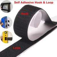 1m hook adhesive hook and loop self adhesive fastener tape hook adhesive fastener sticker magic tape with glue 16 110mm